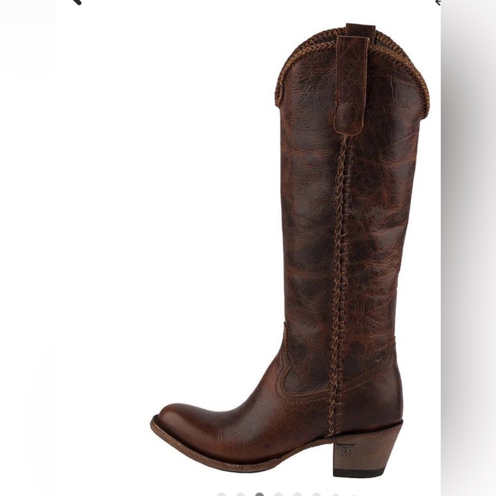 Lane Plain Jane Women's Brown Leather Boots size 7